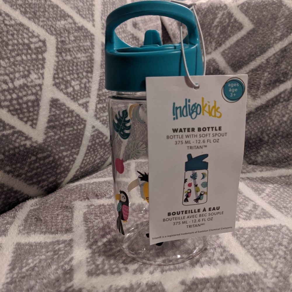 Indigo kids toucan water bottle 375 ml